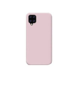 CAPA SILICONE COVER SAMSUNG GALAXY A12, A125F ROSA PASTEL BLISTER