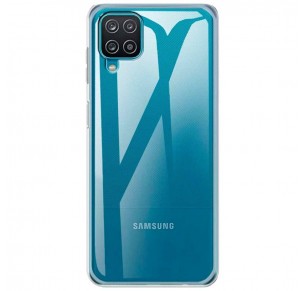 CAPA SILICONE COVER SAMSUNG GALAXY A12, A125F AZUL TURQUESA BLISTER