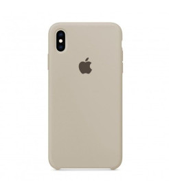 CAPA SILICONE PARA IPHONE X BEGE MATT
