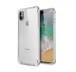 CAPA ANTICHOQUE PARA IPHONE X TRANSPARENTE