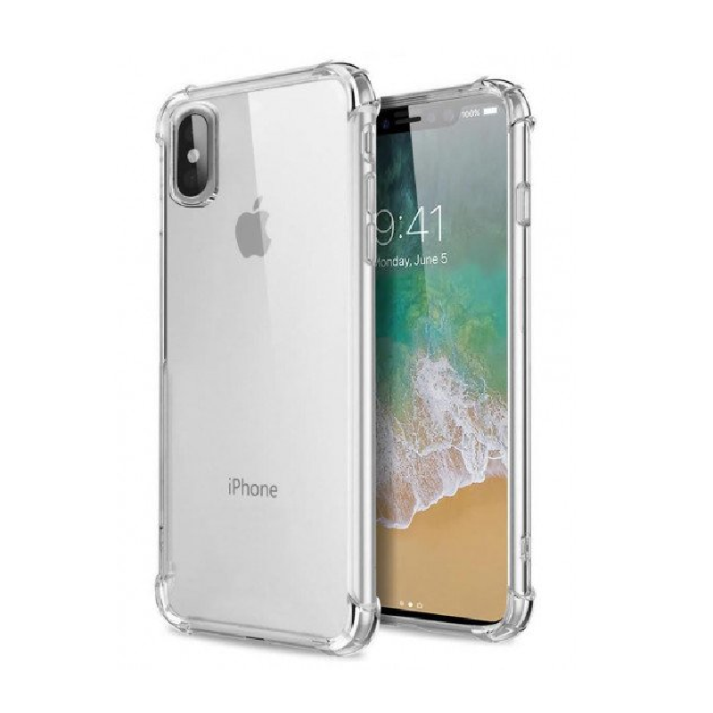 CAPA ANTICHOQUE PARA IPHONE X TRANSPARENTE