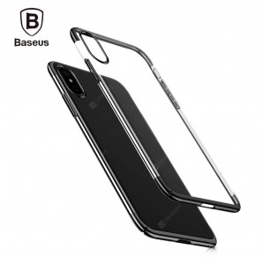 CAPA BASEU ULTRA FINA PARA IPHONE X PRETA