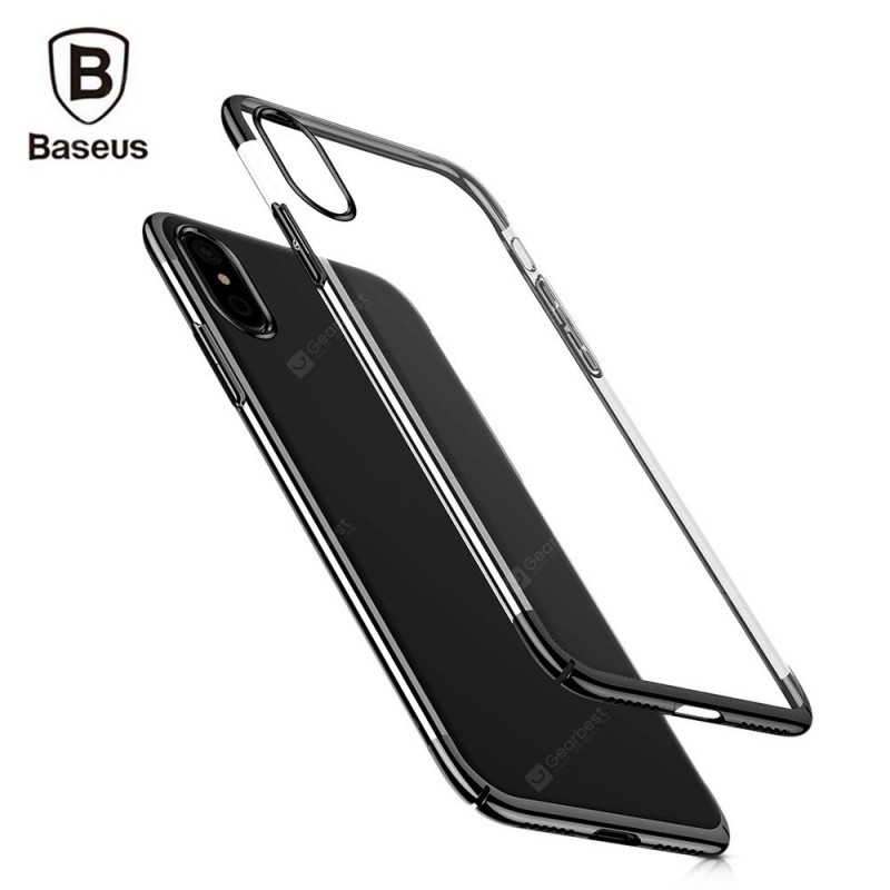 CAPA BASEU ULTRA FINA PARA IPHONE X PRETA
