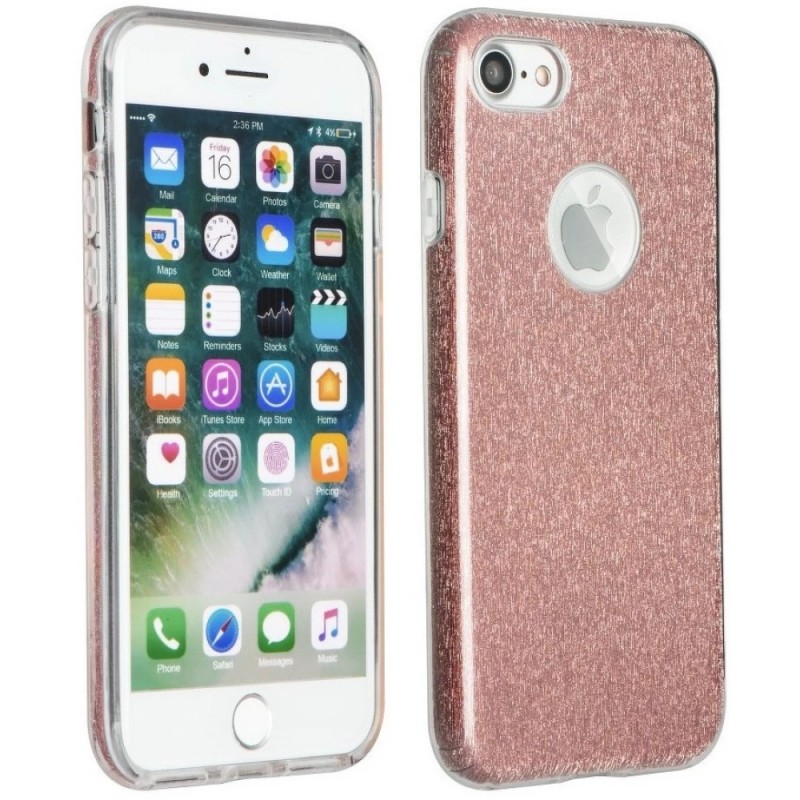 CAPA FORCELL SHINING BOOK  PARA IPHONE 7 / 8 ROSA