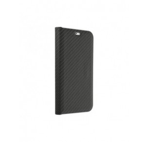 CAPA TIPO LIVRO FORCELL LUNA CARBON PARA SAMSUNG S21 ULTRA PRETO