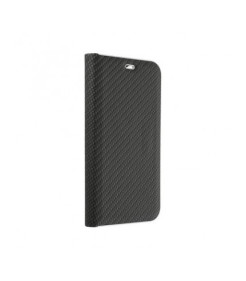 CAPA TIPO LIVRO FORCELL LUNA CARBON PARA SAMSUNG S21 ULTRA PRETO