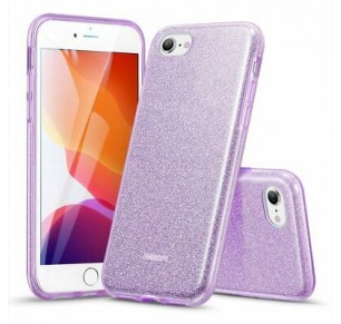 CAPA ESR MAKEUP GLITTER PARA IPHONE 7 / 8 / SE 2020 ROXO