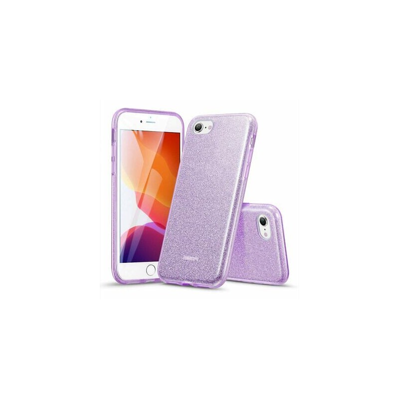 CAPA ESR MAKEUP GLITTER PARA IPHONE 7 / 8 / SE 2020 ROXO